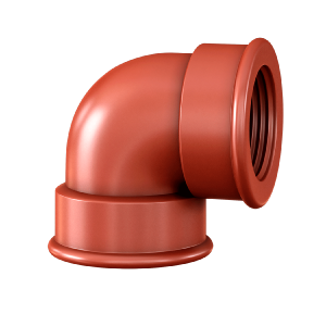 CODO DE 90° POLIPROPILENO ROSCADO DE 1